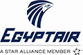 The logo of Egyptair airlines. Homeric Tours’ flight airline partners.